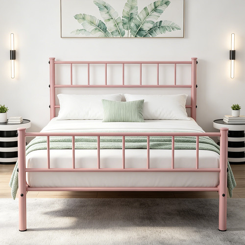 3ft single metal - metal, bed