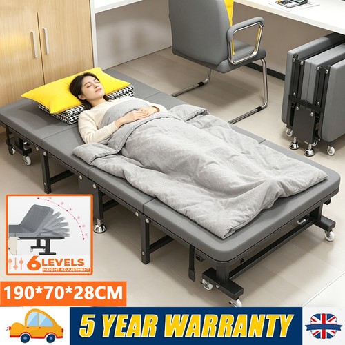 Single foldable folding bed - single,