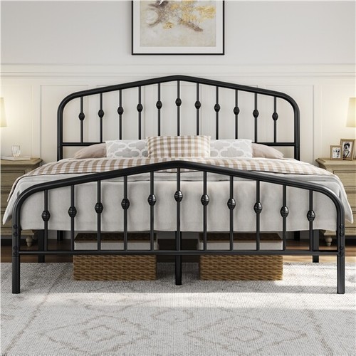 Metal bed frame - bed,