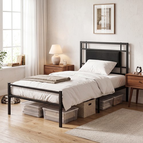 Single bed frame heavy - single,