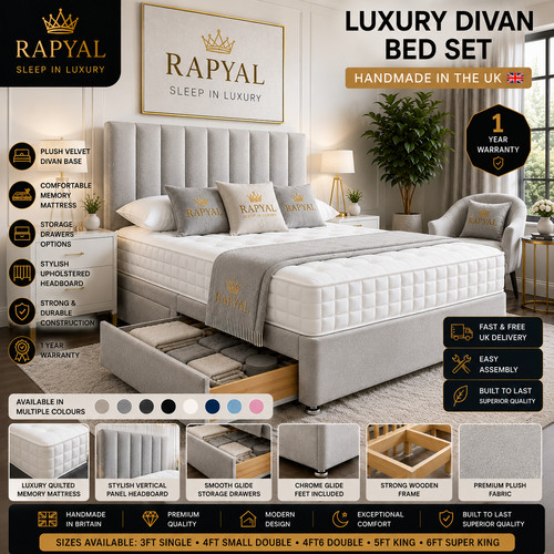 Reinforced divan bed - divan, memory
