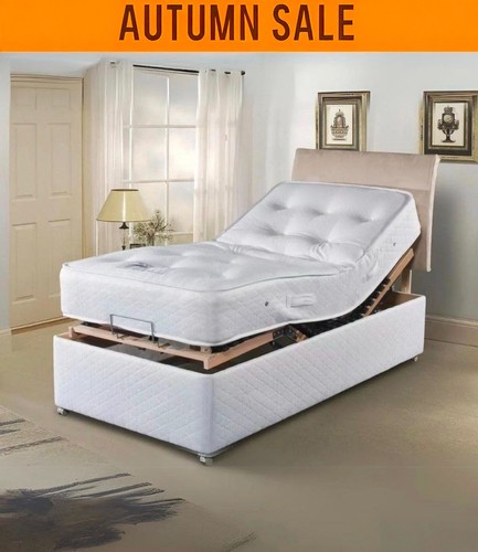 Adjustable eletric bed with - adjustable,