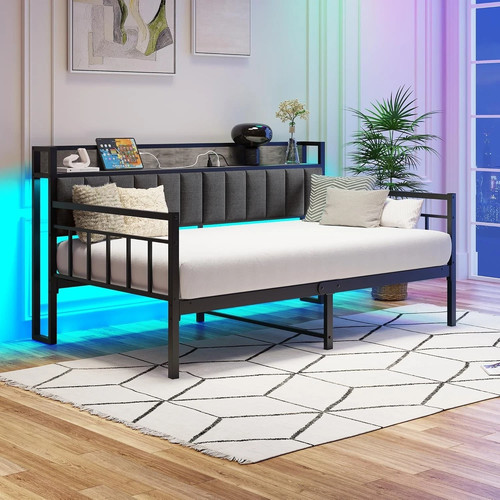 Single bed frame with storage - frame,