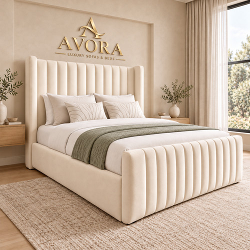 Upholstered winged panel - upholstered,