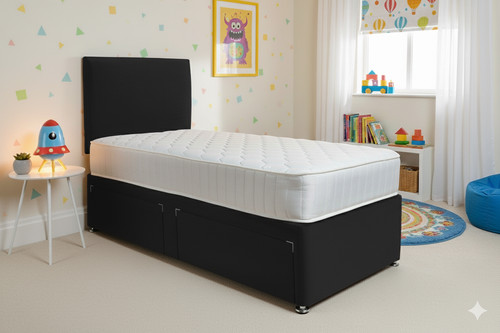 Plush single divan bed set - plush,