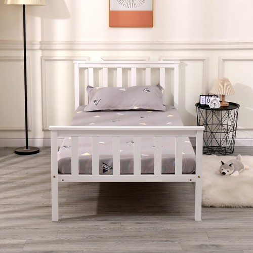 Single bed pine - bed,