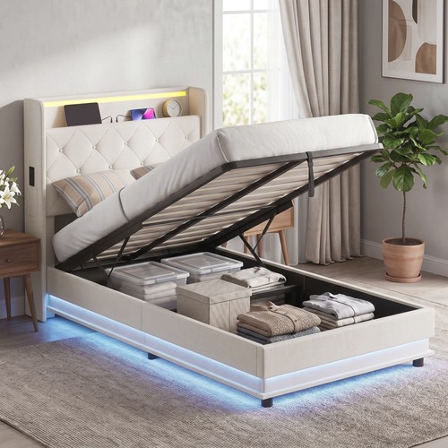 3ft single bed frame - single, with