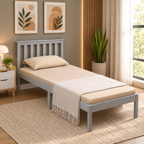 Single bed pine - single, frame