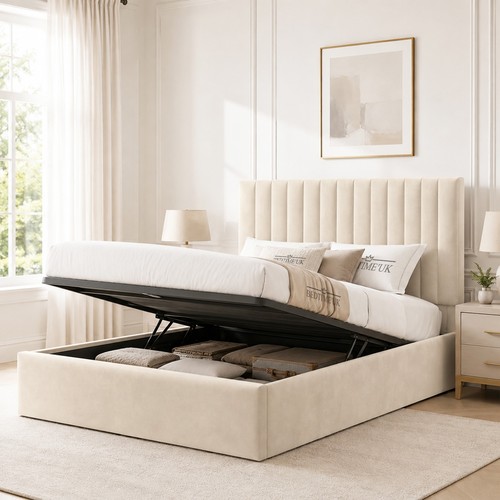 New mira ottoman - new, storage