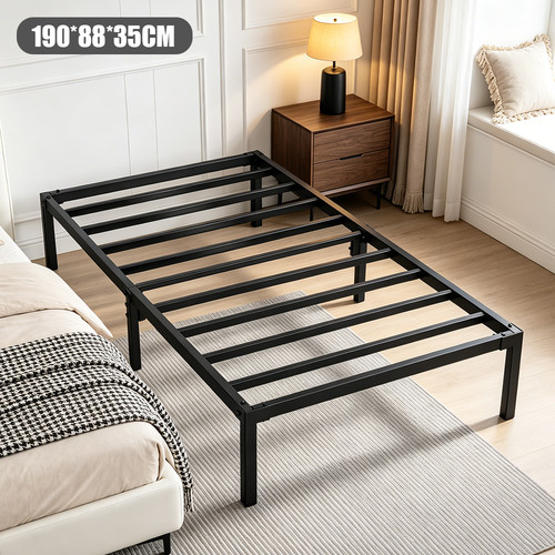 Strong single bed 3ft metal - strong,