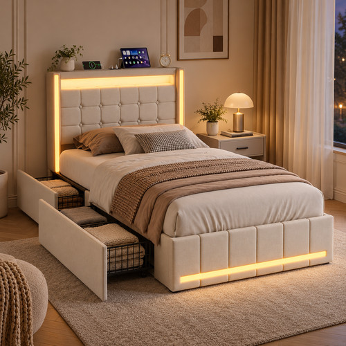 3ft single bed - single, 90x190cm