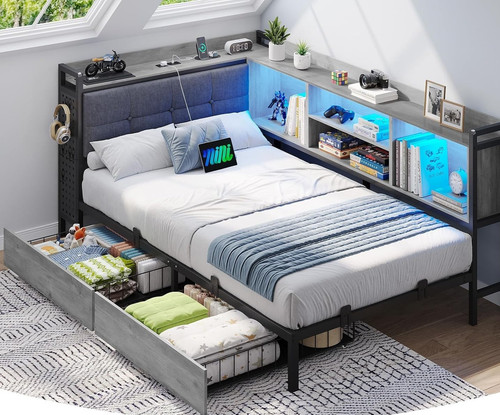 3ft single bed frame - bed, 2