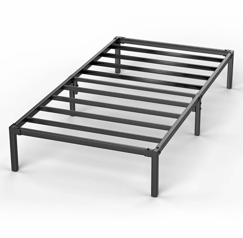 Black metal bed - black, frame