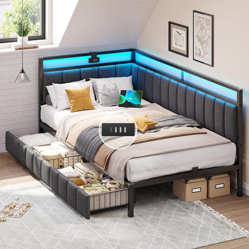 Single bed frame with - frame,