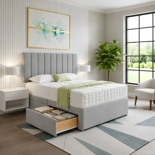 Reinforced divan bed - bed, set