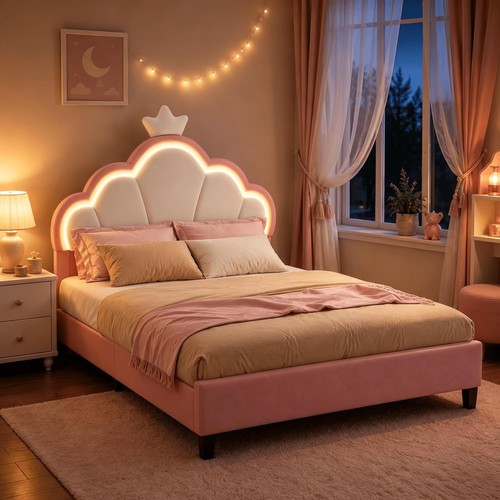 3ft single bed upholstered - 3ft,