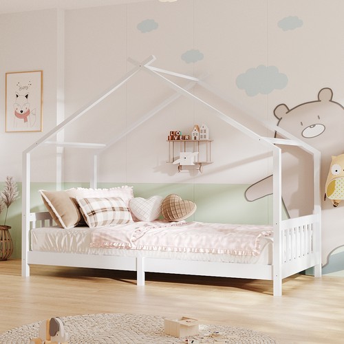 3ft pine wood bed - bed, frame